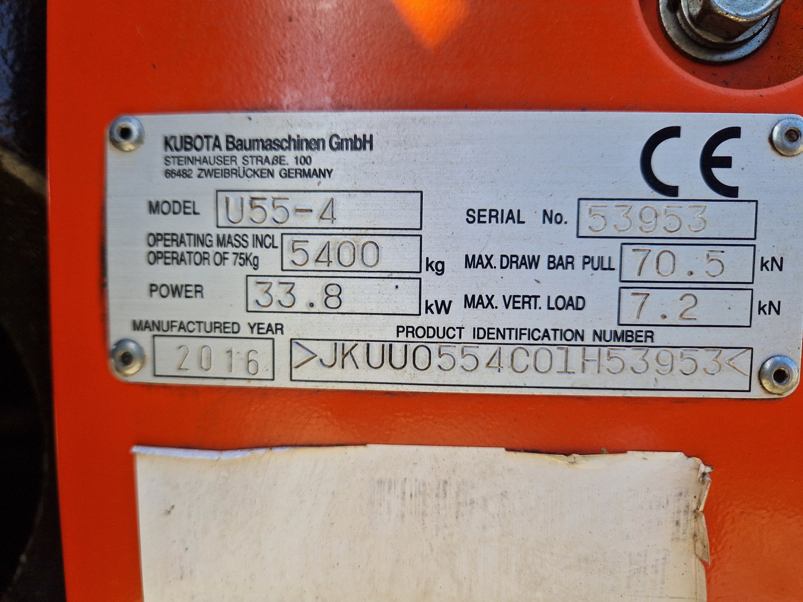 Kubota U55-4 – Image 12
